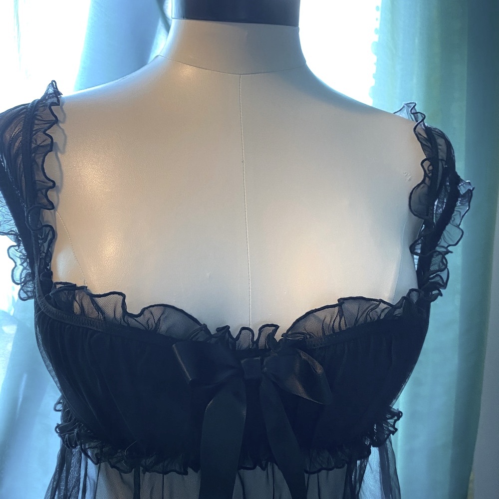 LOVE La SENZA SEXY Babydoll, Black SZ S